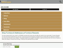 Tablet Screenshot of furniturerewards.com